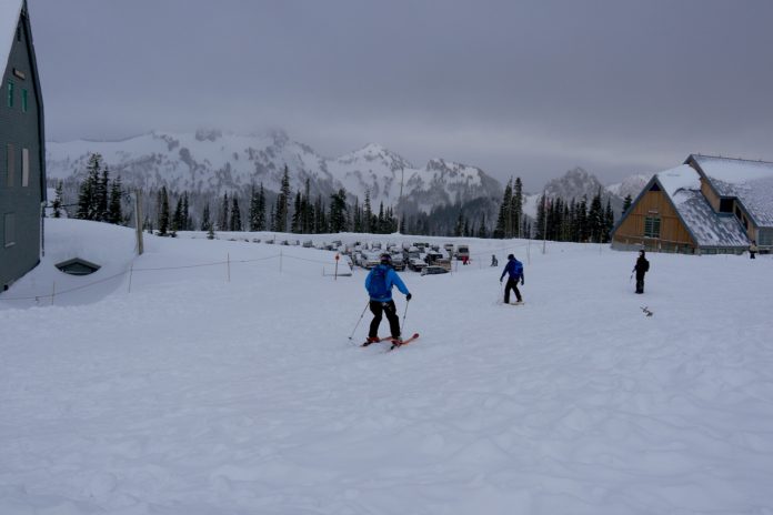 mount rainier snow play