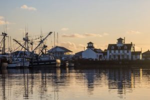 The scenic, and productive, marina is the heart of Westport. Photo credit: LostRiver Photography.