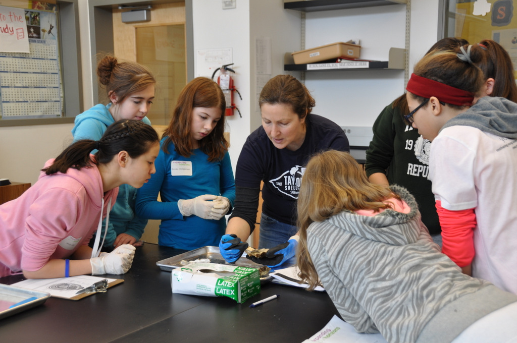 Girls Experiment with Future Careers at Expanding Your Horizons