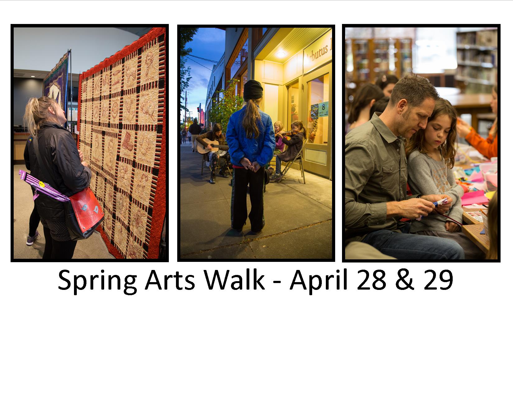 Spring Arts Walk in Downtown Olympia April 28 and 29 ThurstonTalk