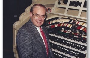 Organist Andy Crow