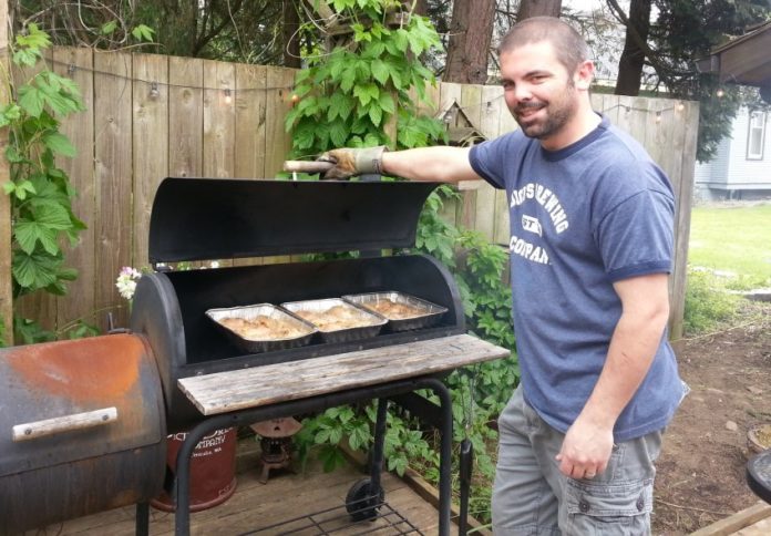 Northwest Sausage Deli Dave Pendleton smoking stuffed chicken breast northwest sausage and deli