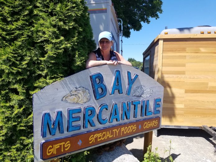 Bay Mercantile Store Sign bay mercantile