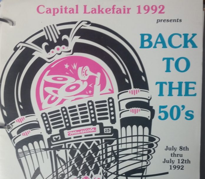 Lakefair history poster Lakefair history
