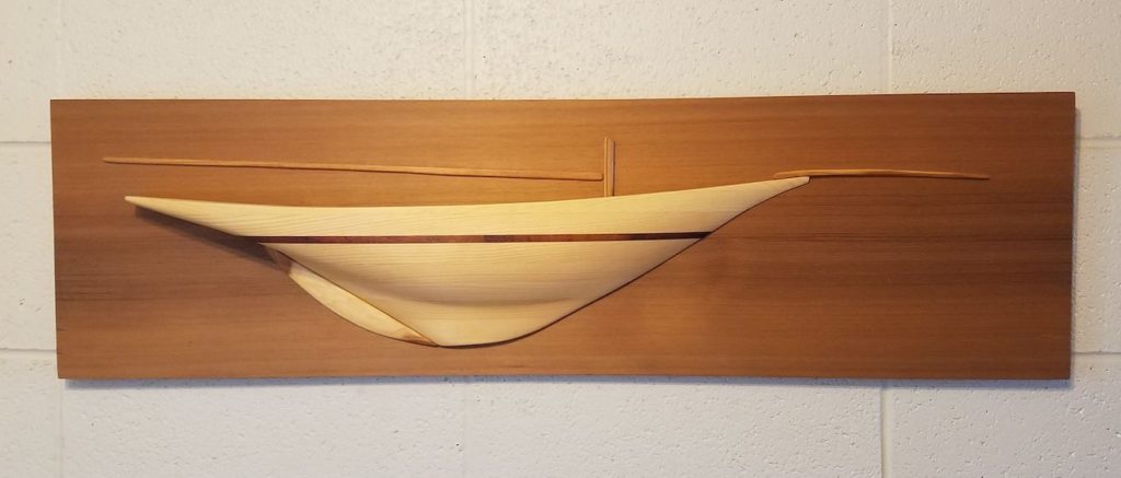 Half model sailboat