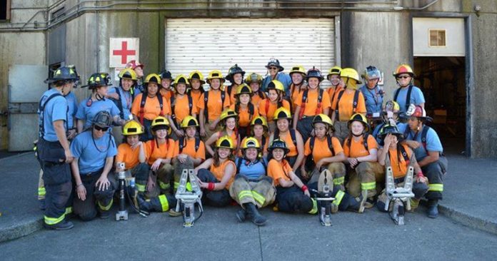 capital metro fire girls camp girls fire camp