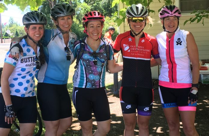 Barb Lazio Providence ride Double Metric Ride Olympia