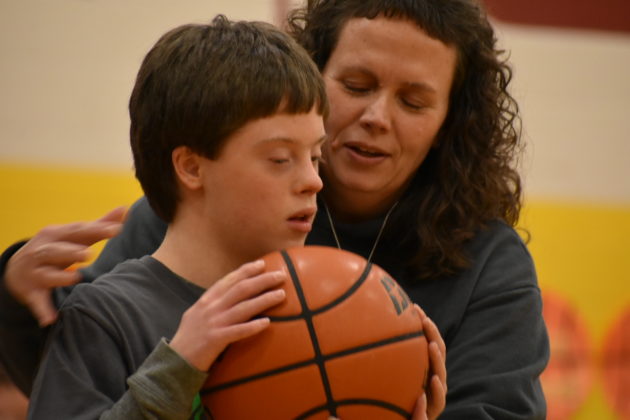 Special olympics oly thurston basketball