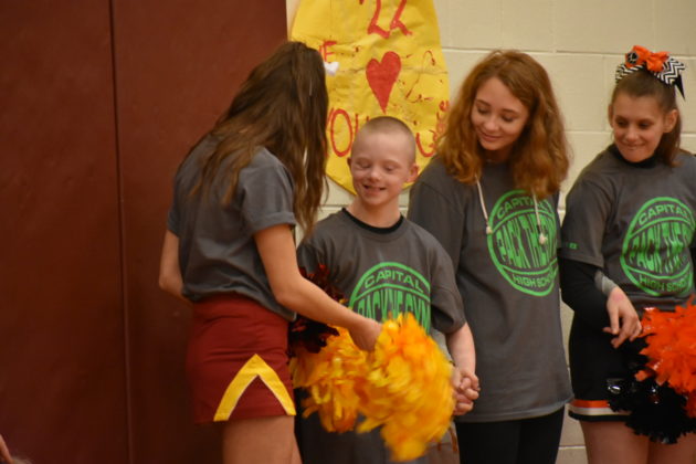 jblm tigers cheerleading special olympics