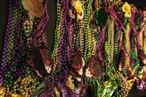 Little Creek Mardi Gras beads