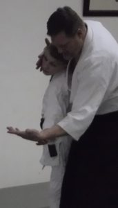 Aikido Olympia Nate Sensei and Alex