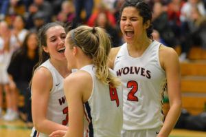 Black Hills girls regional basketball Lindsey Nurmi and Maisy Williams