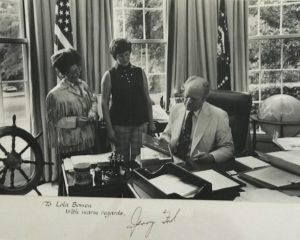 Lola Bowen Stancil 103 years President Ford in Washington DC