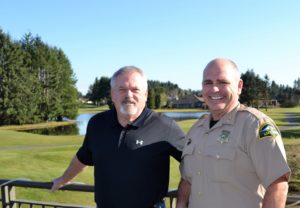 FirstRMad Veteran Firefighter Dick Garrett and Undersheriff Tim Braniff