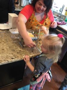 MOMS club of Yelm Rachel teaching Pasta