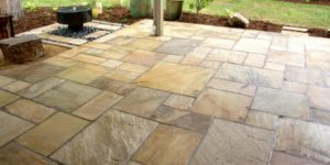 outdoor patio - flagstone