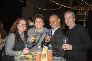 Pouring at the Coast Seaside beer tasting