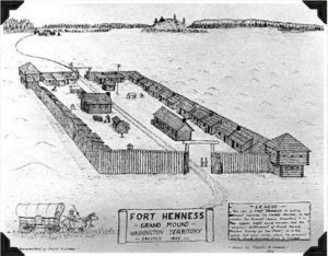 Sketch of Fort Henness, Grand Mound