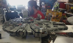 The Brickhouse Olympia LEGO Millennium Falcon Star Wars model