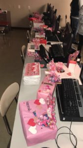 Tumwater High School Kristin Jewell valentines celebration