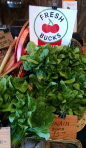 Olympia Farmers Market Fresh Bucks Greens