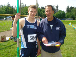 Olympia High School Dr Drew stevick with Ryan Underland