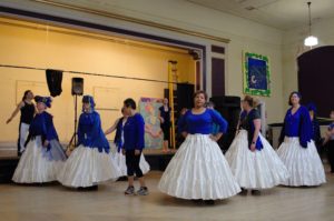 Samba Dancers Wait