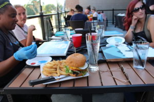 Yelm Cinemas Patio burger