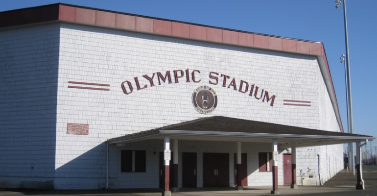 Hoquiam Olympic Stadium History Entrance