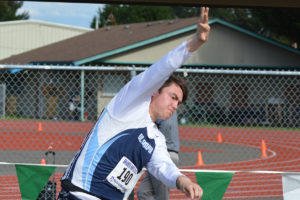 Olympia High School Toran effland shot put