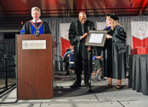 Saint-Martins-University-Virgil-Clarkson-Receiving-Honorary-Degree