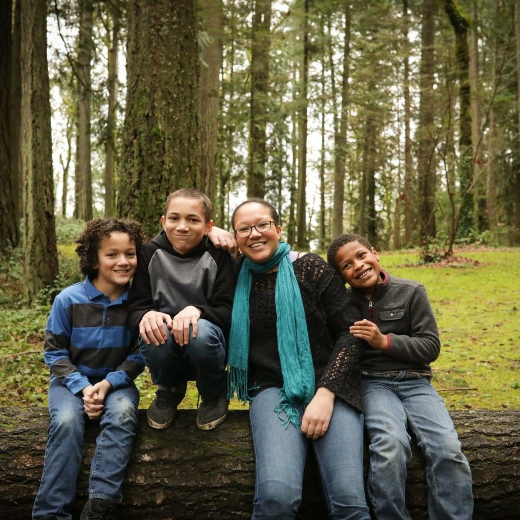 South Puget Sound Habitat for Humanit Crystal Mazzuca and kids