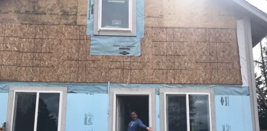 South Puget Sound Habitat for Humanit Crystal Mazzuca house being built