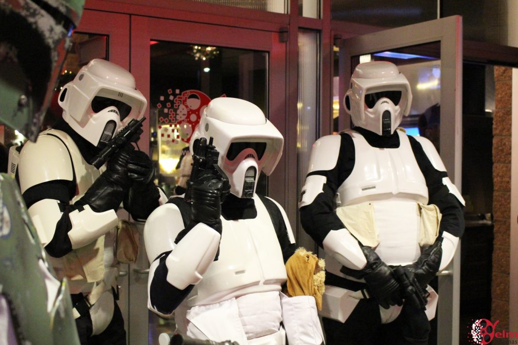 Yelm Cinemas Star Wars Solo Premiere stormtroopers