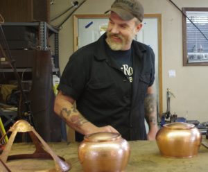 Jimmi Davies Making a Lamp