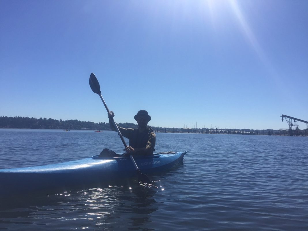 Kayaking Budd Inlet