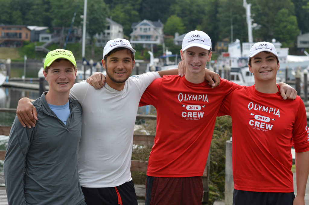 Olympia Area Rowing nationals men's squad
