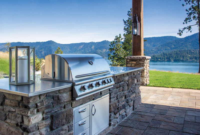 Professional Stone Products Outdoor BBQ