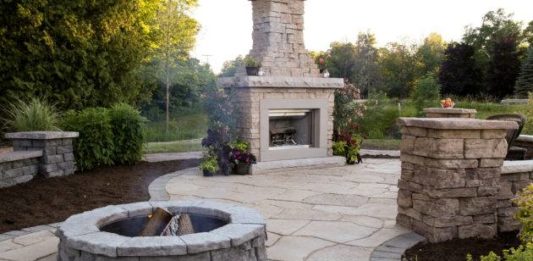 Professional Stone Products Outdoor Fire Pit
