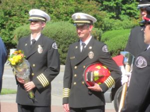 Lacey District 3 Fire Chief Brooks ceremony