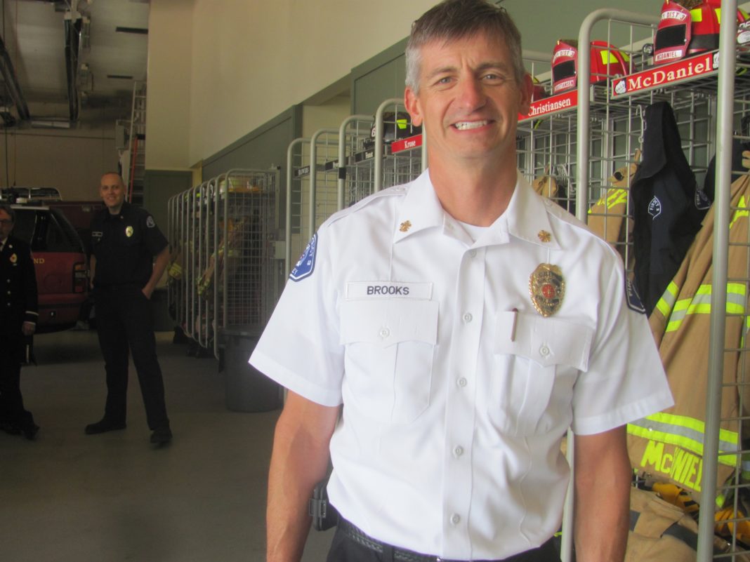 Lacey District 3 Fire Chief Steve Brooks