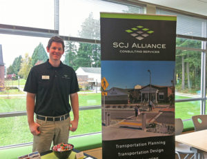 SCJ SMU 2011 graduat Tyrell Bradley at SMU Career Fair