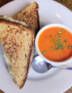 Iron Rabbit Restaurant and Bar New Fall Menu Grilled Cheese and Dungeness Crab Bisque