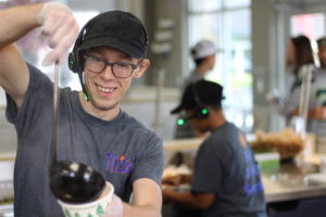 MiSo Ben pouring soup