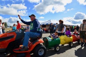 OysterFest Shelton barrel train