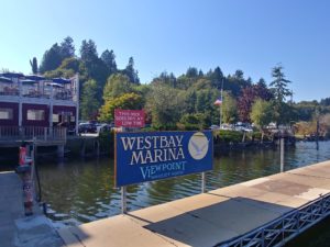 West Bay Marina sign