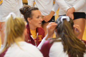 Head coach Katie Turcotte