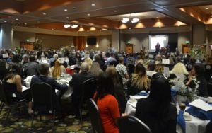 Barene DenAdel Crowd at Greater Grays Harbor Leaders Banquet
