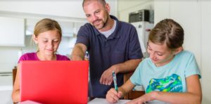 Comcast Family Using a Laptop