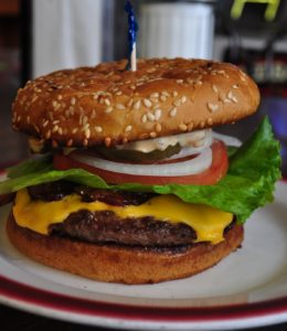 Joe's Deluxe Cheeseburger with Bacon Bucoda, WA